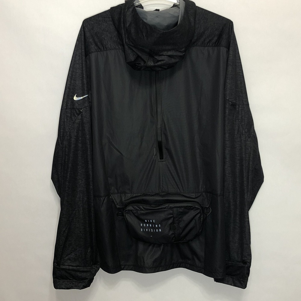 Nike Shield Men Size Large Running Division Hooded Full Zip Training Jacket New - Picture 5 of 11